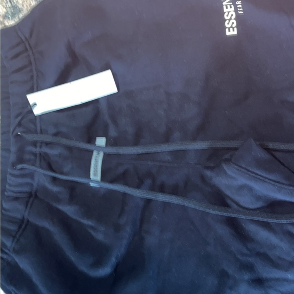 Essentials Black Joggers